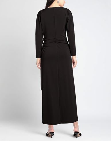 Woman Maxi dress Black Size 8 Polyester, Elastane