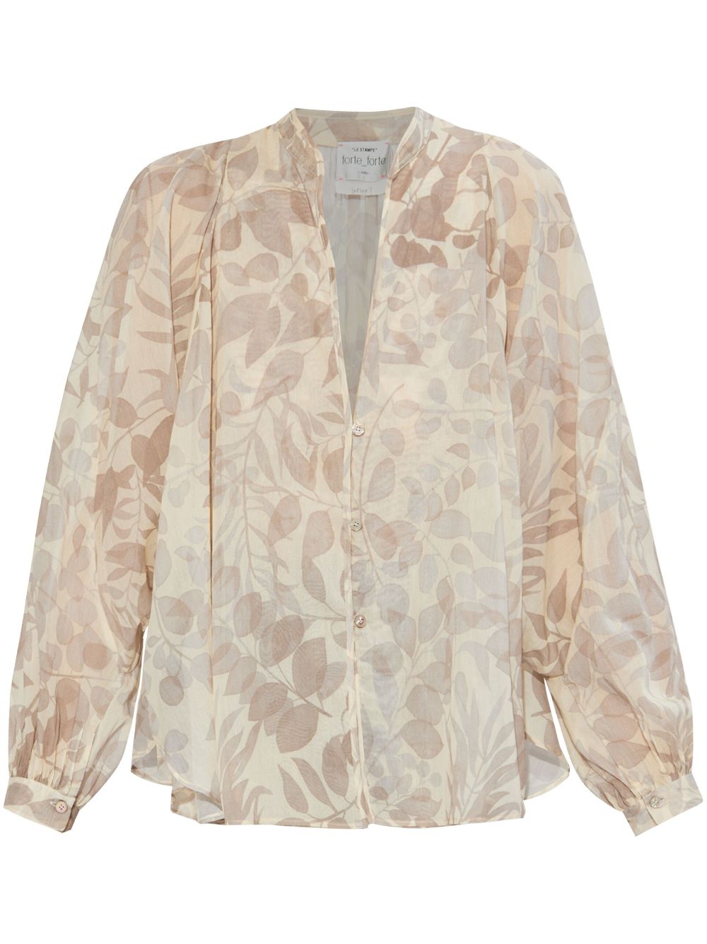 Printed blouse - Neutrals