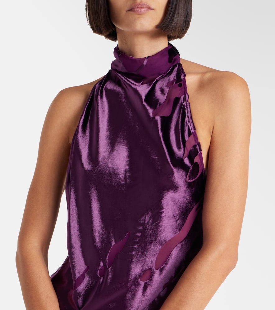 Halterneck gown