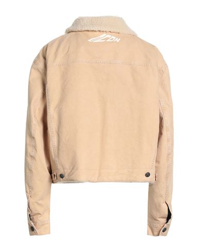 Woman Jacket Sand Size 6 Cotton, Polyester