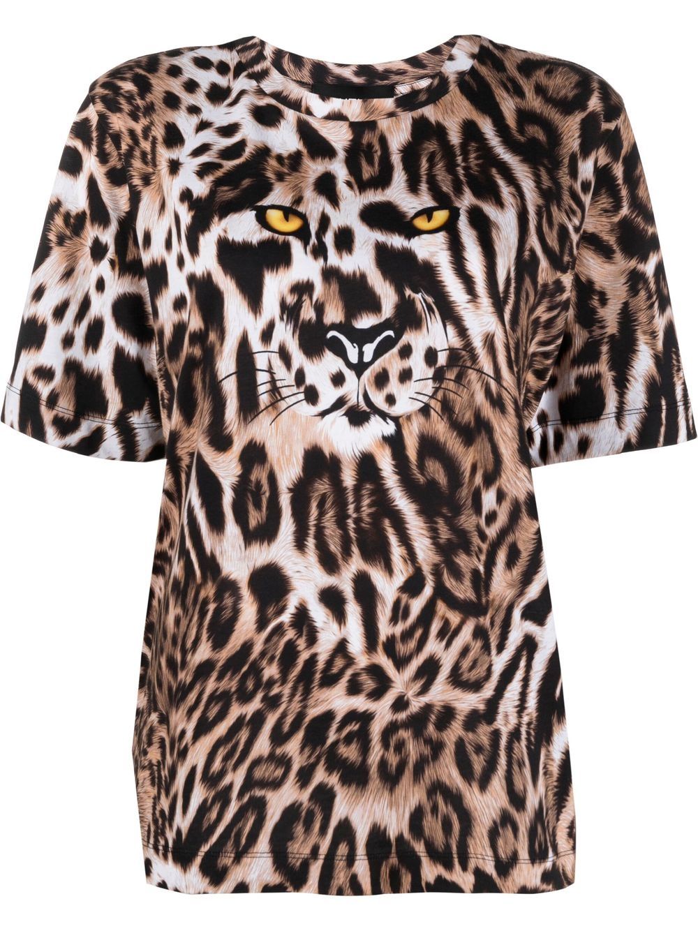 Leopard-print T-shirt - Neutrals