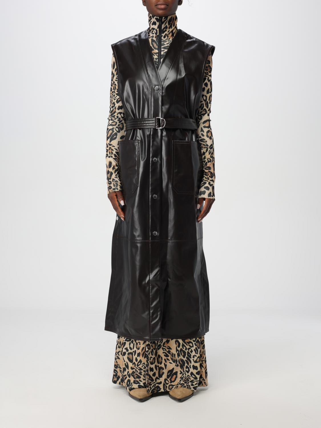 Rainey sleeveless coat - Brown