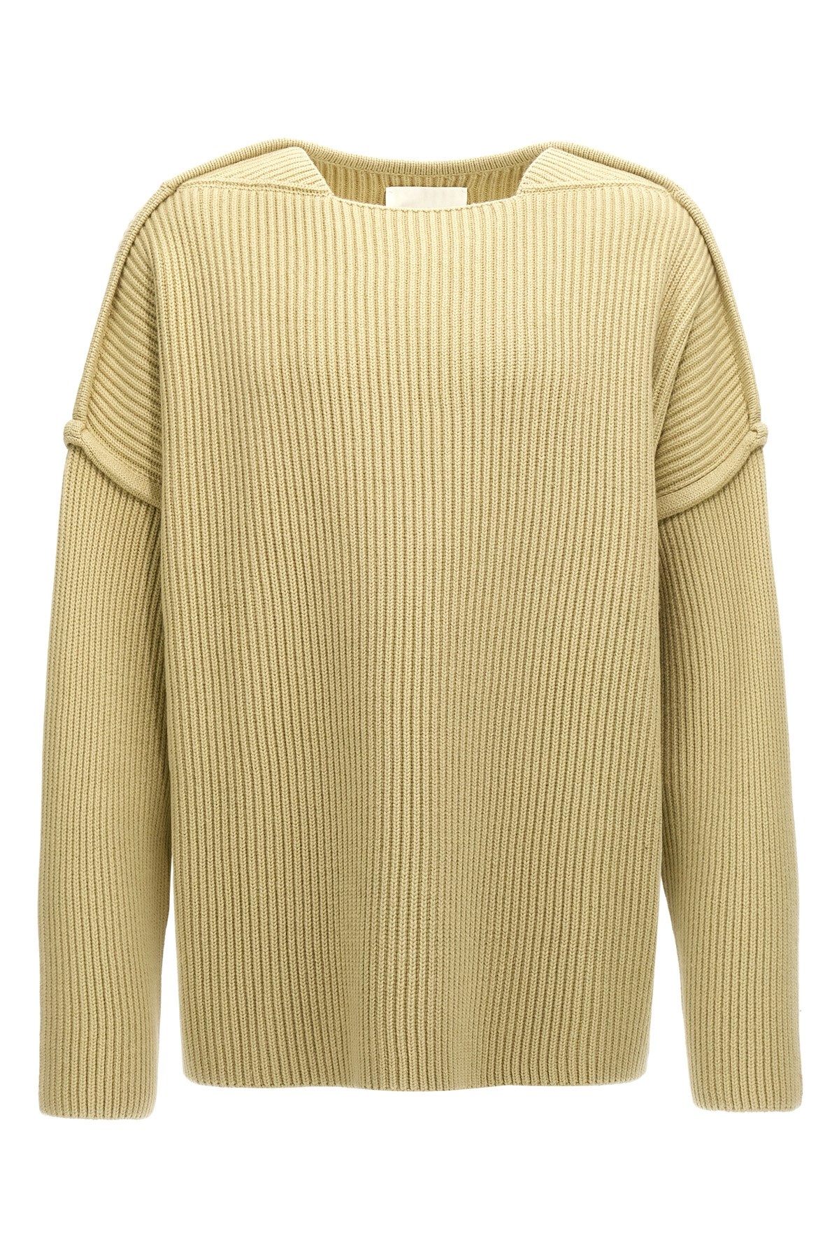 Geometric Neckline Sweater