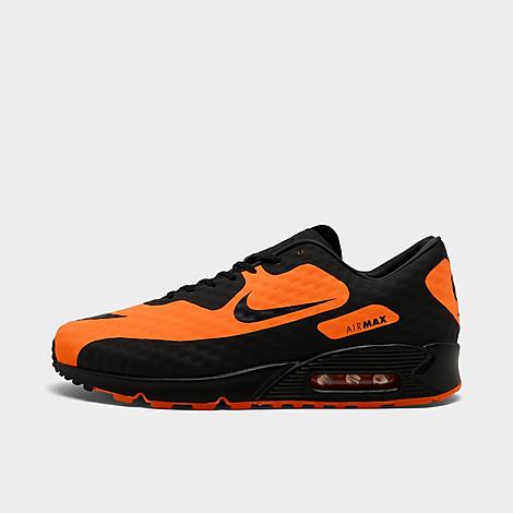 Men's Air Max 90 SE Hypervenom Casual Shoes in Bright Citrus/Black/Total Orange