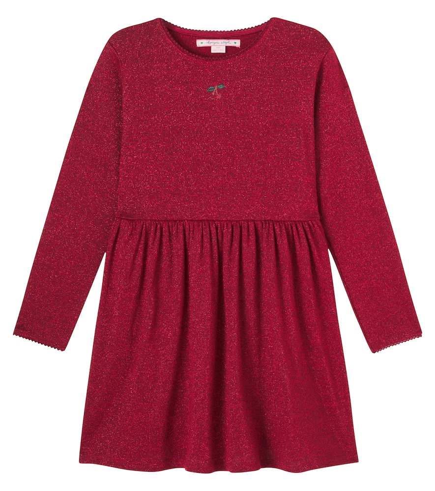 Konges Sløjd Roli cotton-blend lamé dress