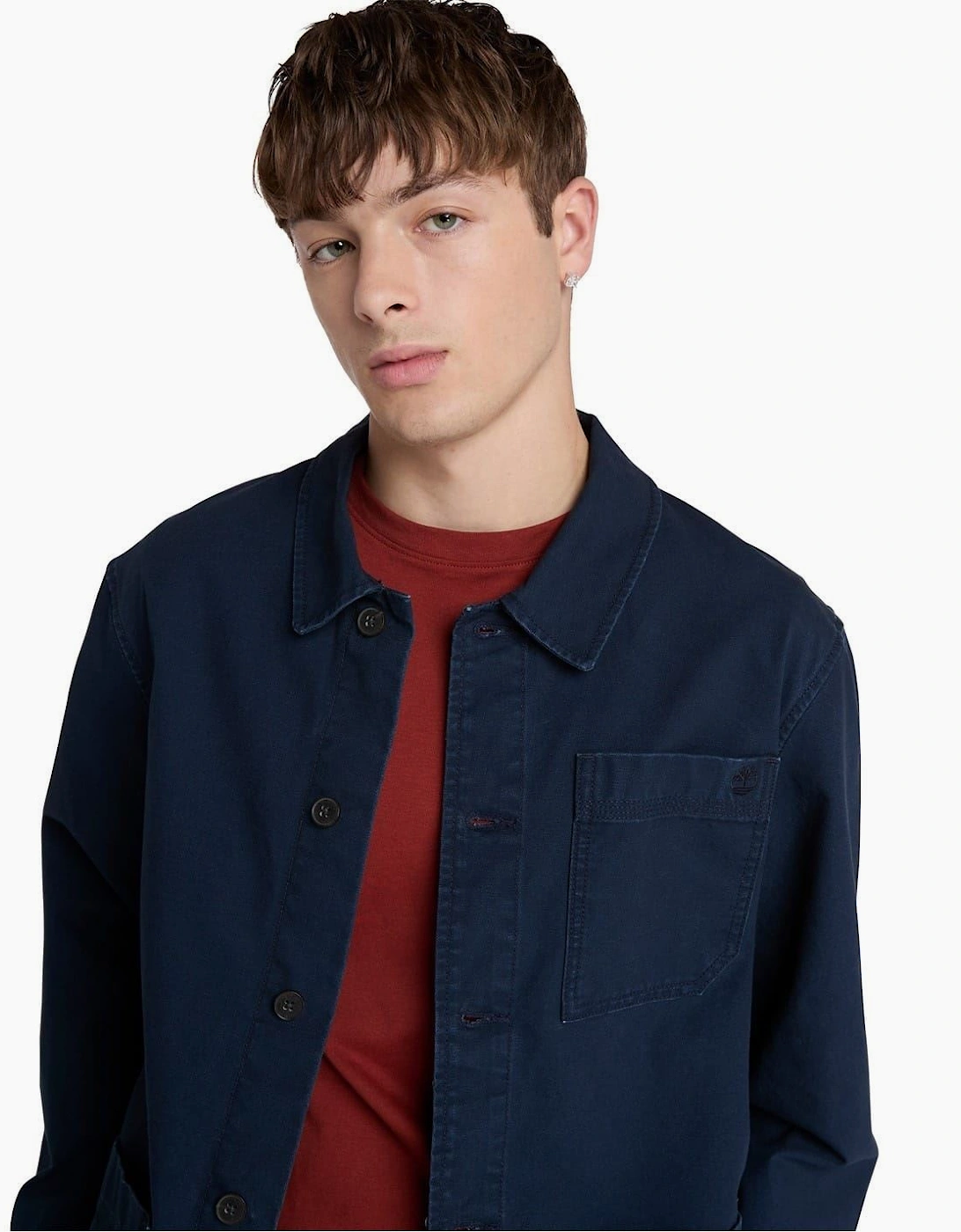 Timberland Men's Kempshire Canvasas Field Jacket - Navy - : 44/Regular