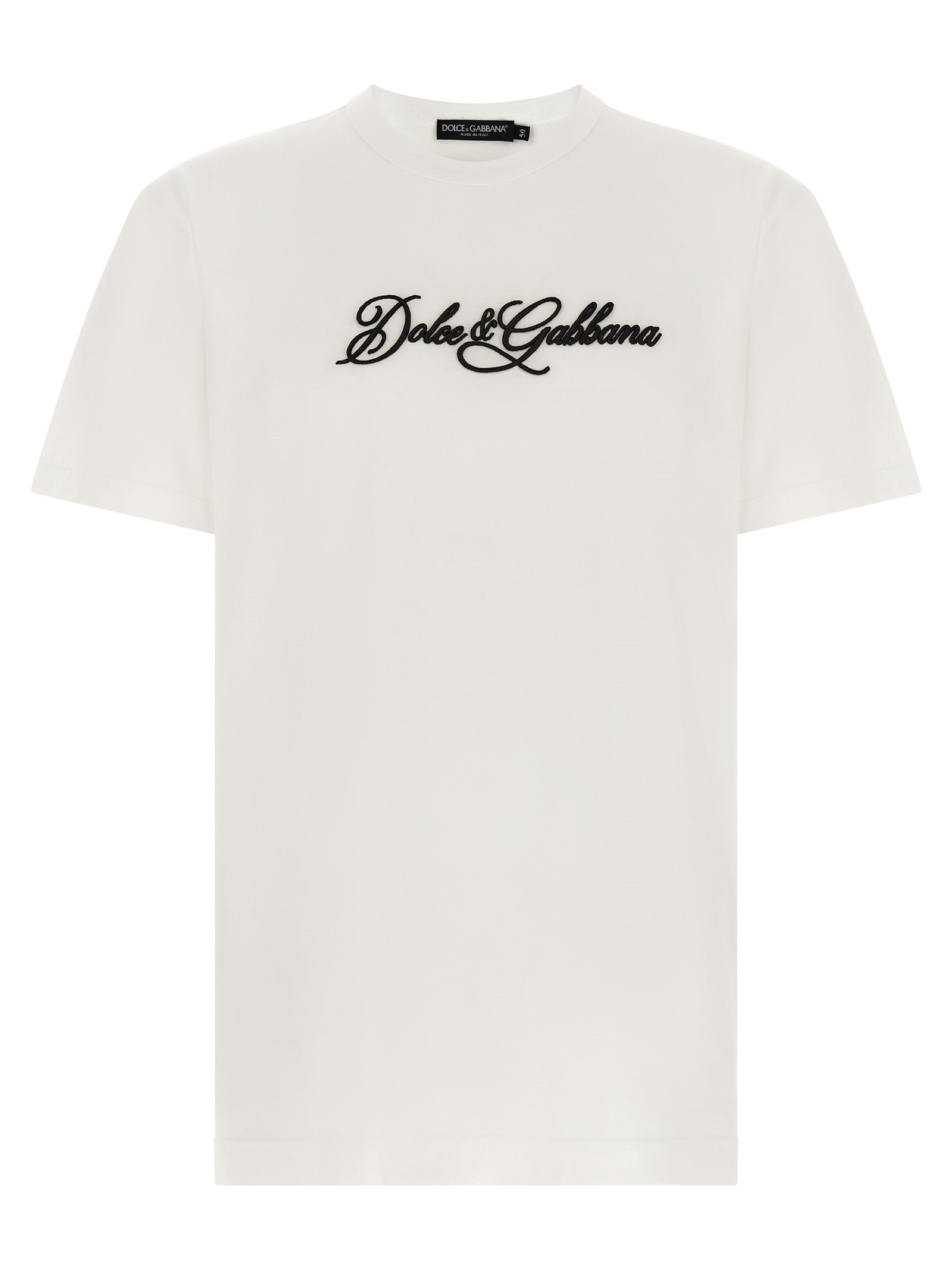 Logo-Embroidered Cotton T-Shirt — White