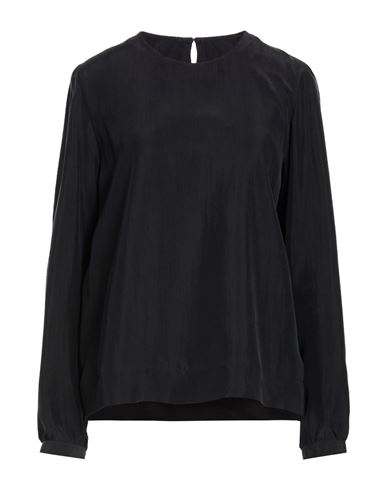 Woman Top Black Size 8 Silk