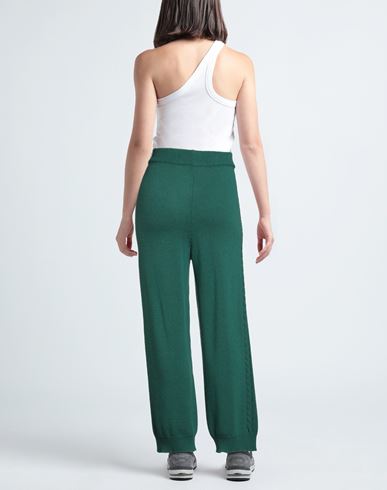 Woman Pants Green Size 6 Merino Wool, Viscose, Polyamide, Cashmere