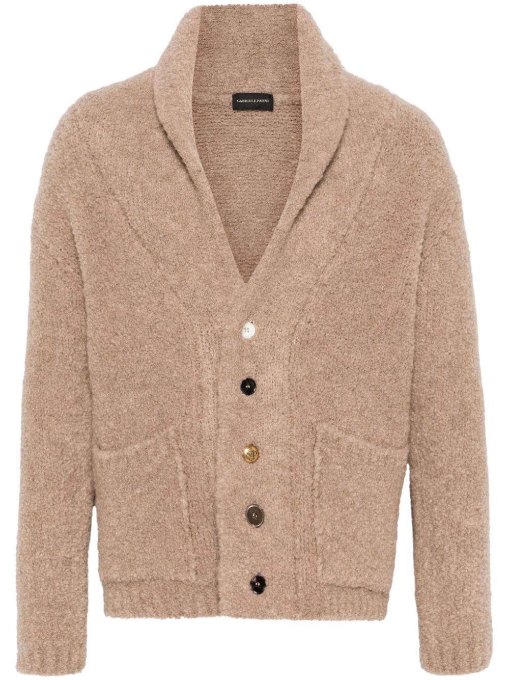Bouclé cardigan - Neutrals