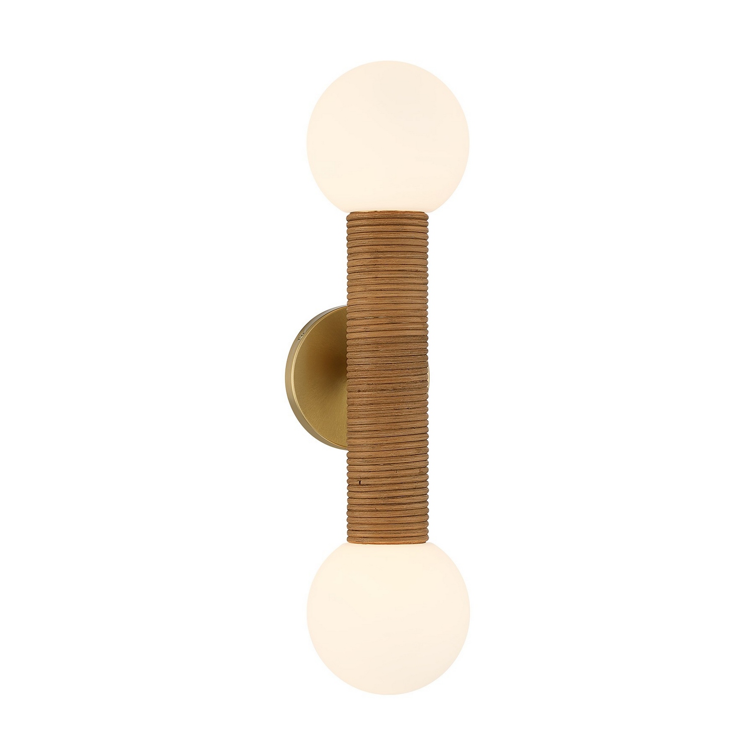 Jarrell 2-Light Wall Sconce in Warm Bra