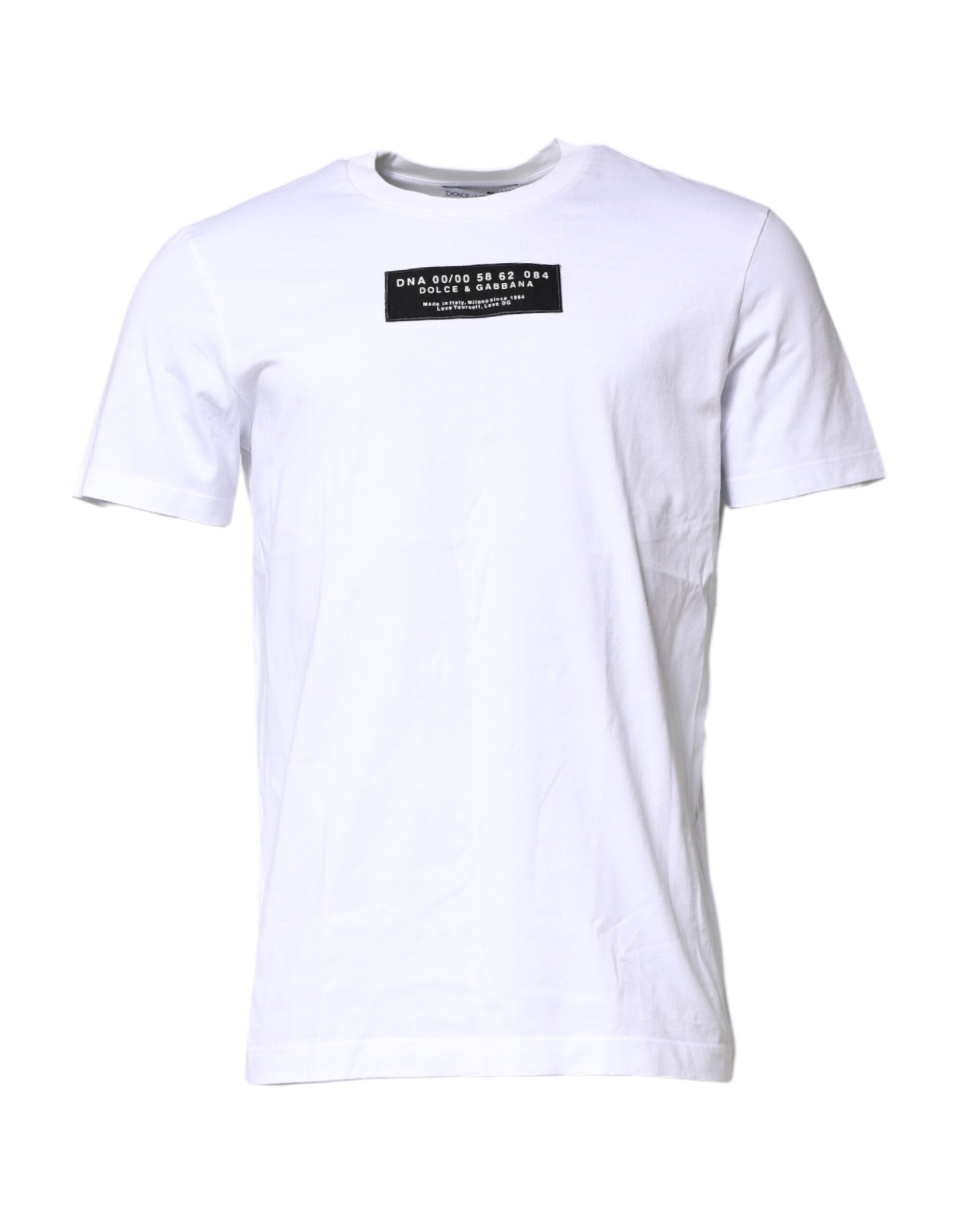 Logo-Patch Cotton T-Shirt — White