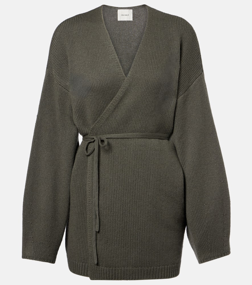 Laurina cashmere wrap cardigan