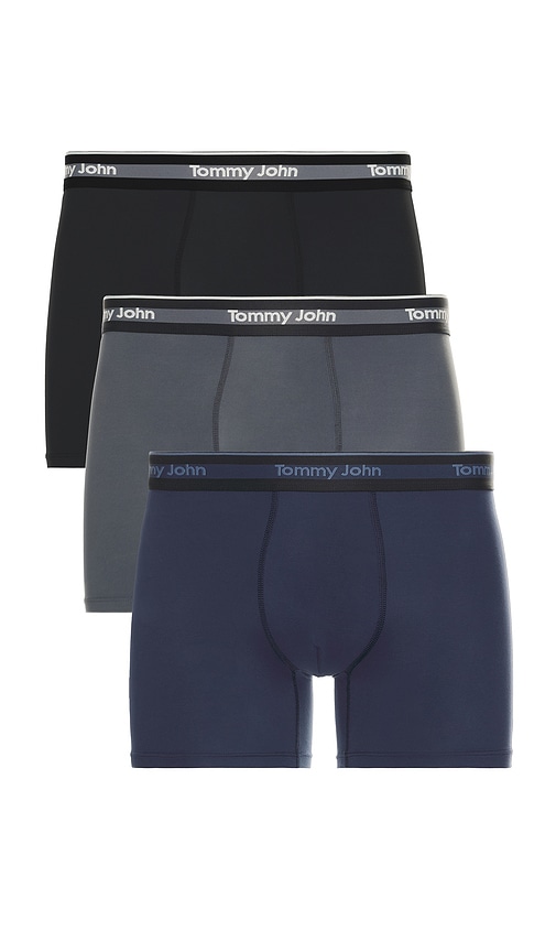 Tommy John Comfort Micro 3 Pack 4 Boxer Brief in Navy,Grey. - M also in L, S, XL/1X