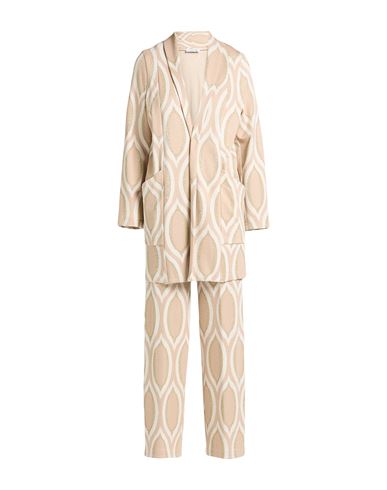 Woman Suit Beige Size S Viscose, Cotton, Polyester, Lurex