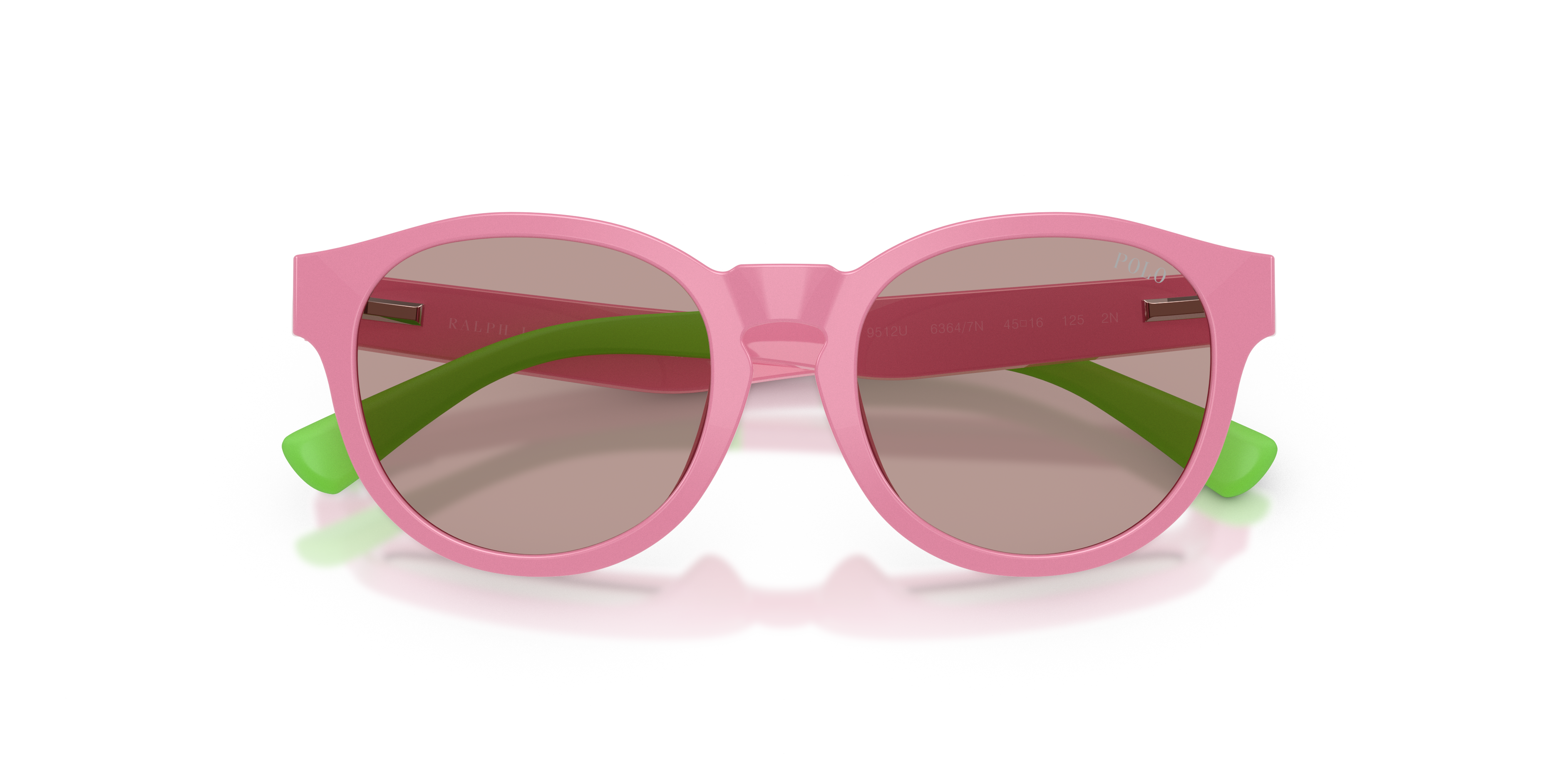Polo Ralph Lauren Bambino Polo Ralph Lauren PP9512U 63647N Occhiali da sole bambino Iniettato Rosa Marrone Pantos Normale