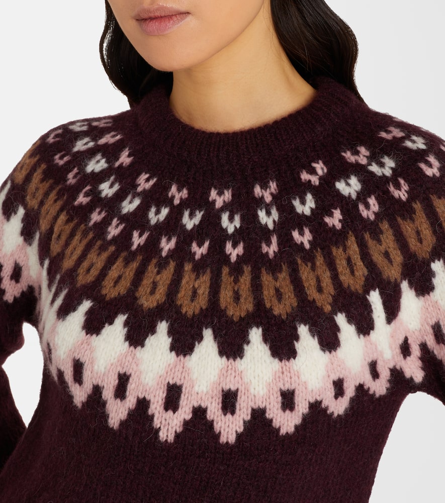 Anne Fair Isle wool-blend sweater