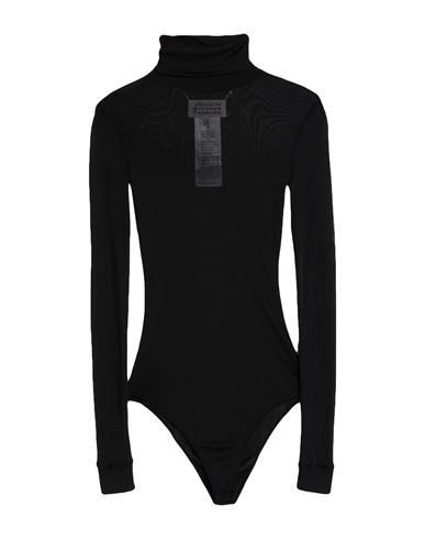 Woman Bodysuit Black Size 0 Viscose, Polyamide