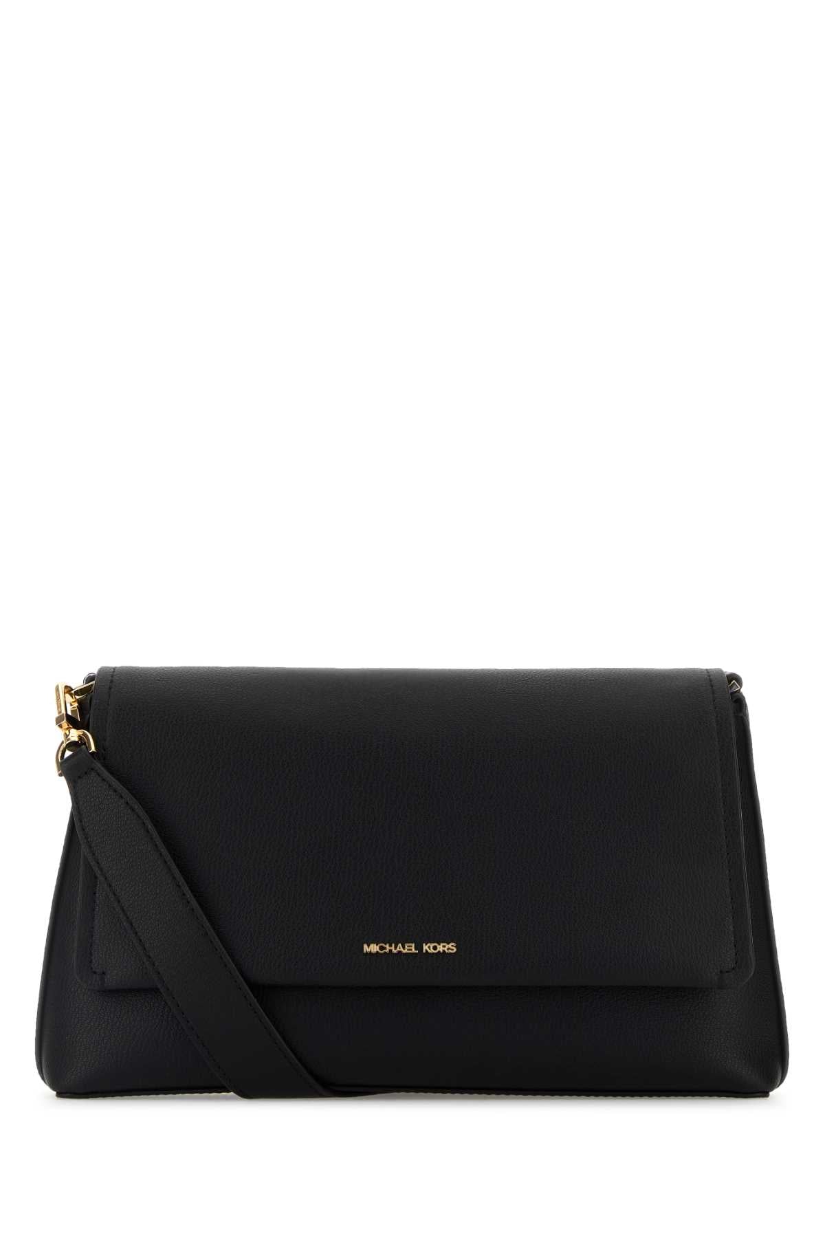 Messenger Crossbody Bag — Black