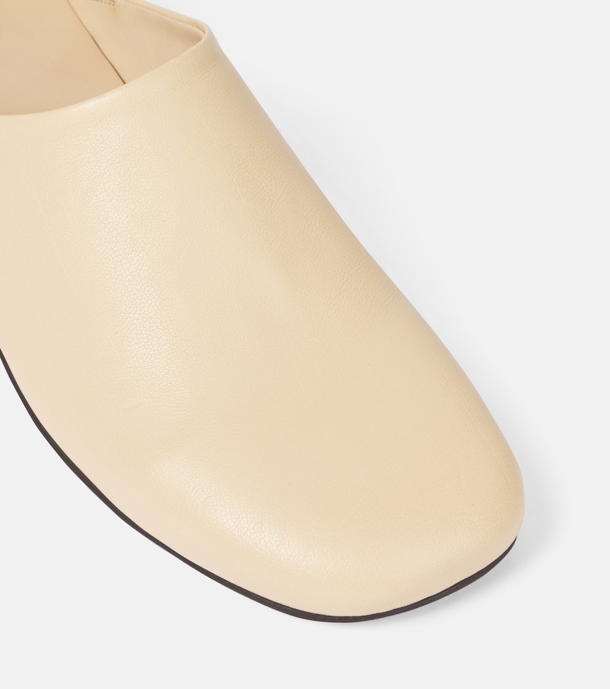 Convertible leather slip-on shoes