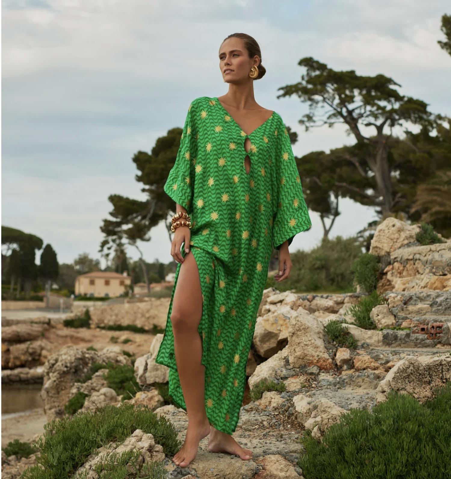 Leandre Arizona Dress In Green