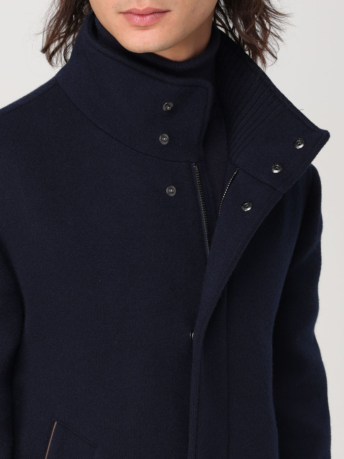 Zip-fastening jacket - Blue