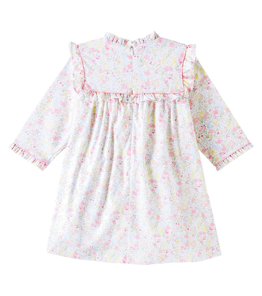 Cuadras printed ruffled cotton dress