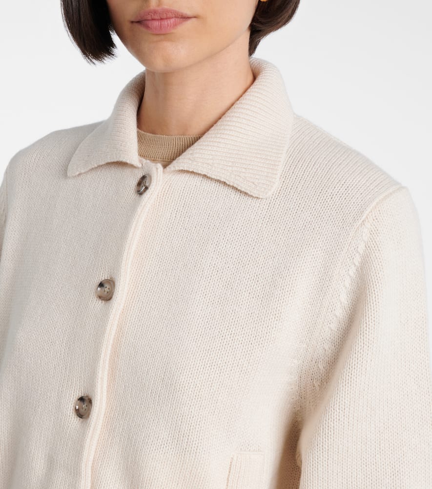 Wool and cashmere cardigan