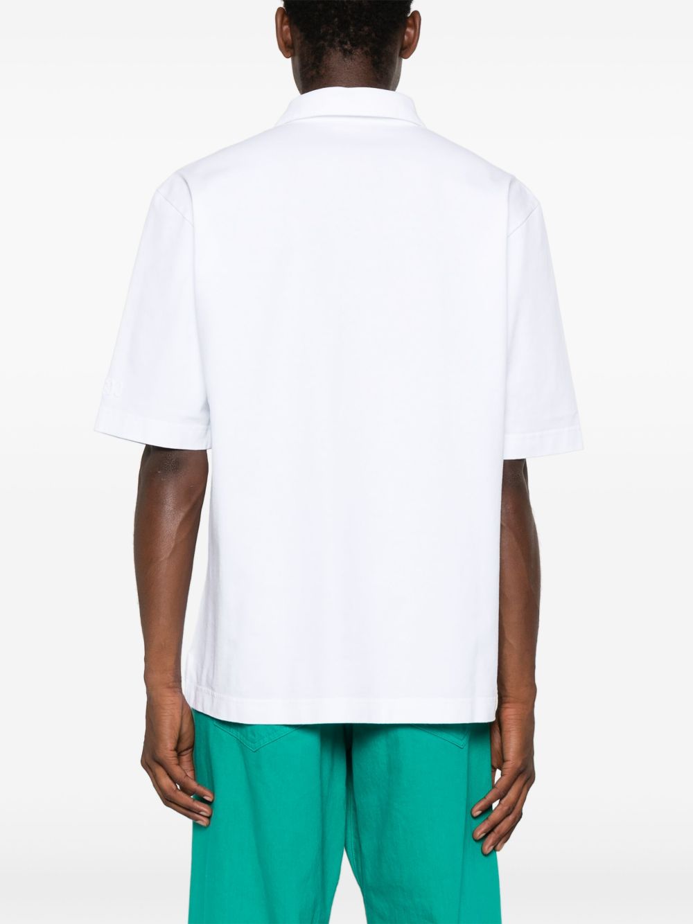 Straight Hem Polo Shirt