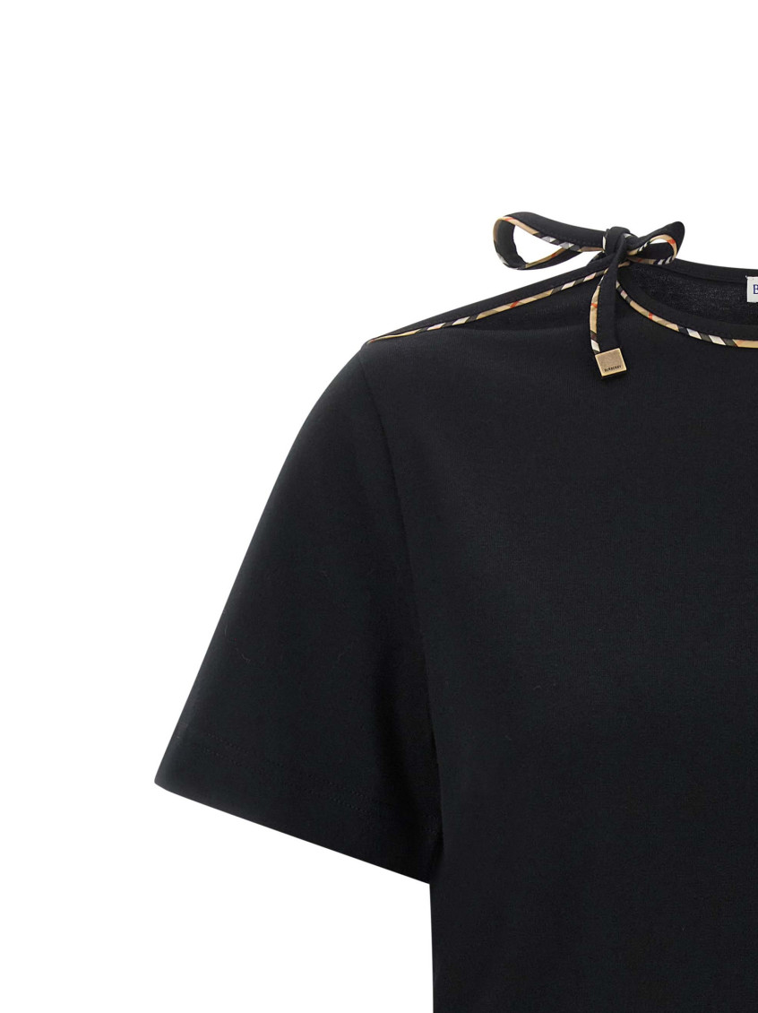 Black Solid Crew Neck T-Shirt
