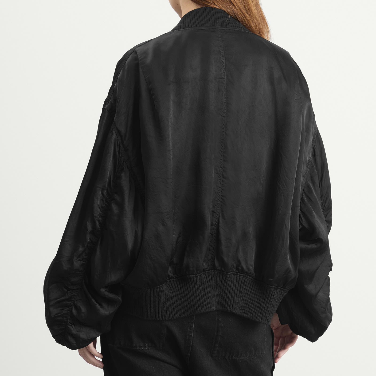 Women's Secchia Flight Jacket in Black