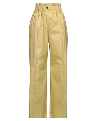 Woman Pants Sage green Size 4 Cotton, Polyester