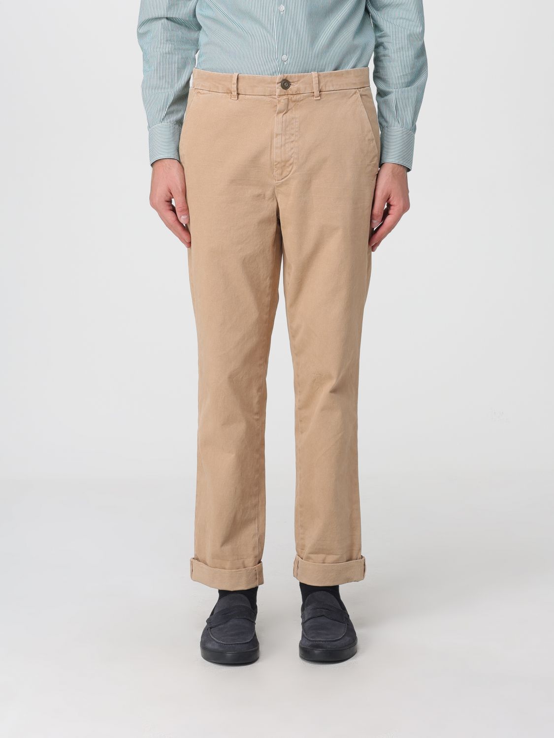 Pants Men color Beige