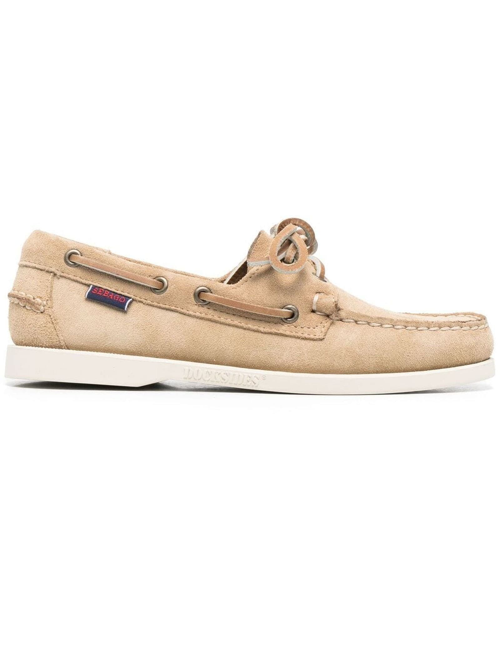 Lace-up boat shoes - Neutrals