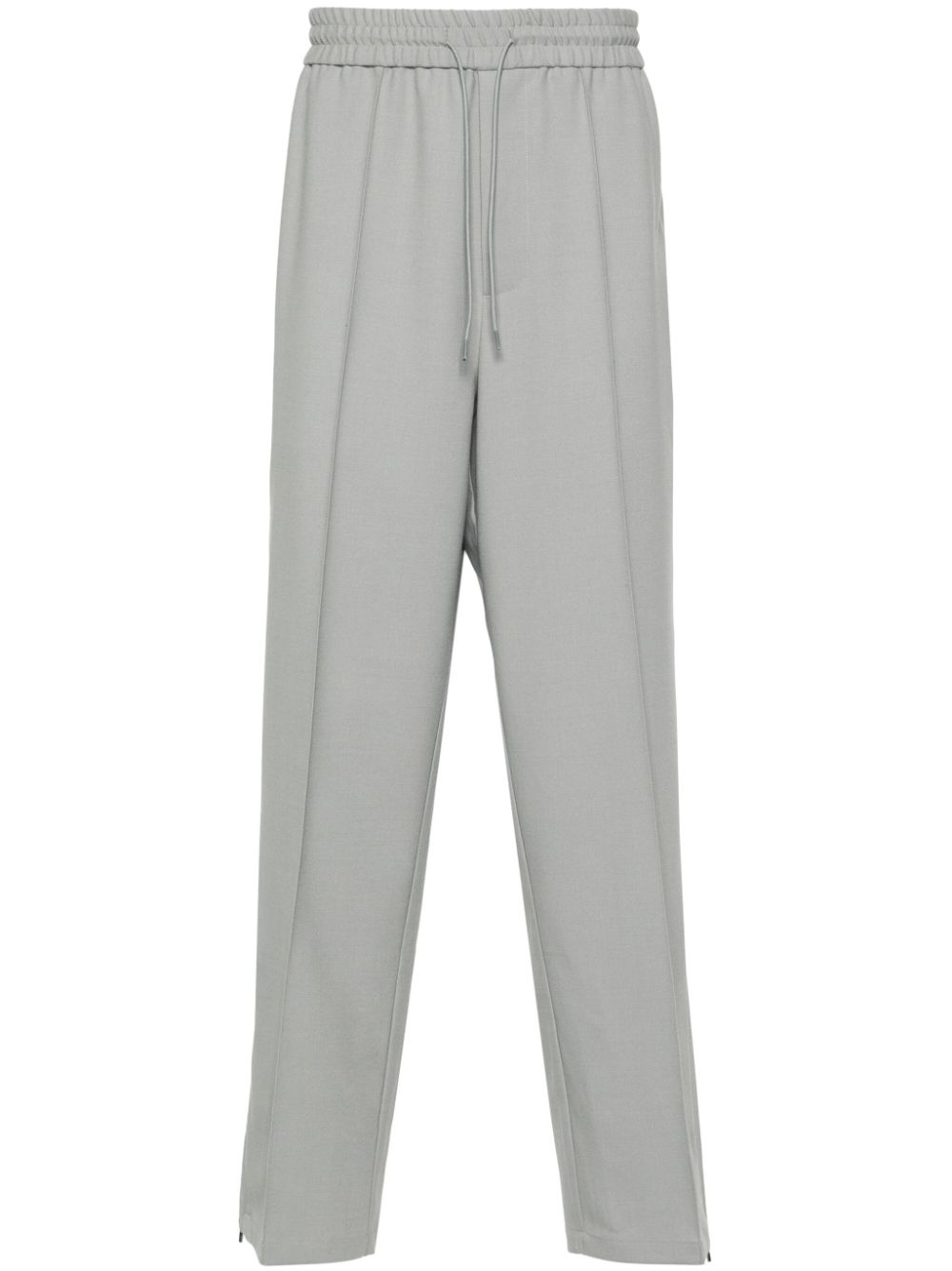 Raised-seam straight trousers - Grey
