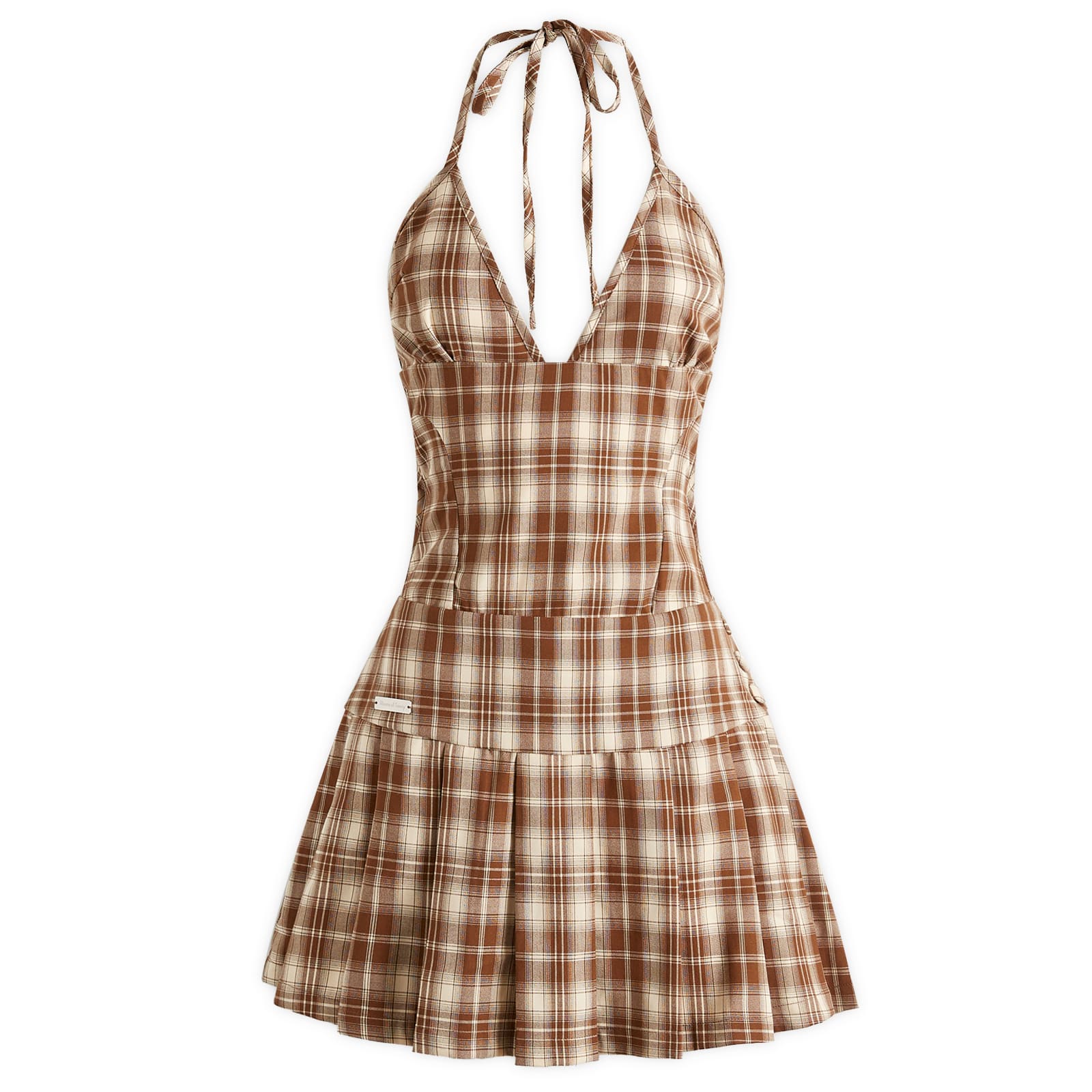 House Of Sunny Women's Hoxton Check Mini Dress in Multi