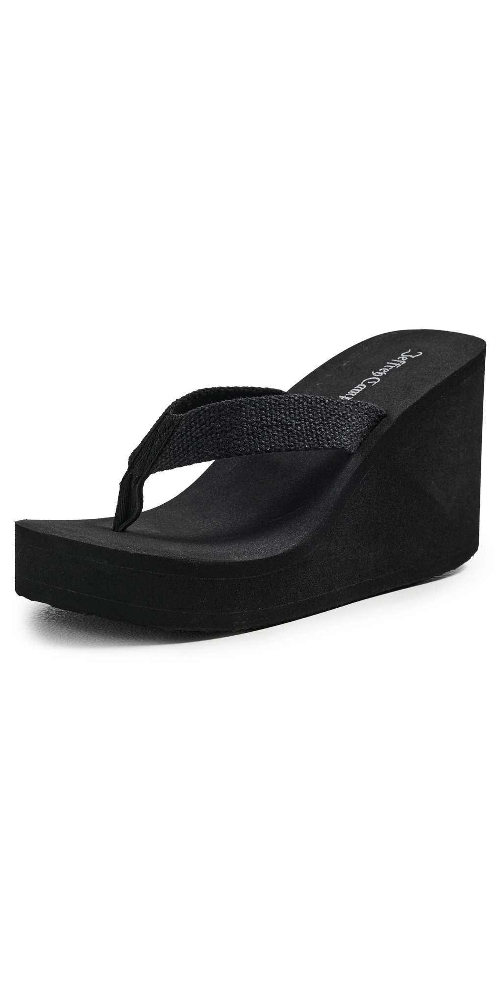 Astria 2 Wedge Thong Sandals Black