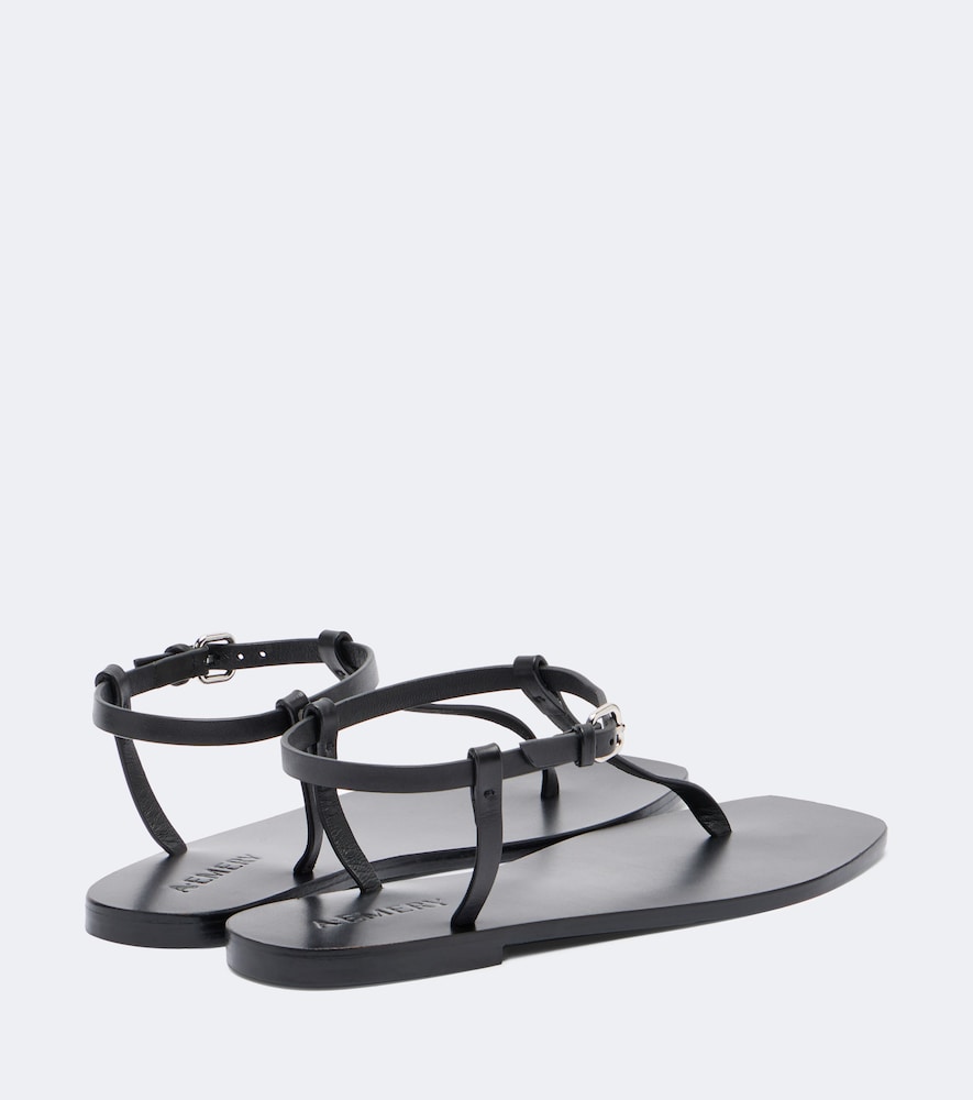 Clara leather thong sandals