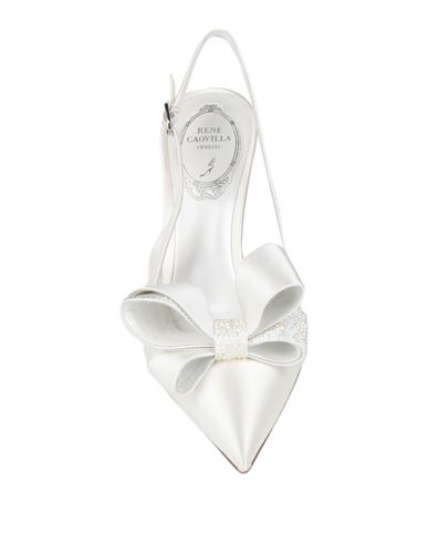 Woman Pumps White Size 10 Textile fibers