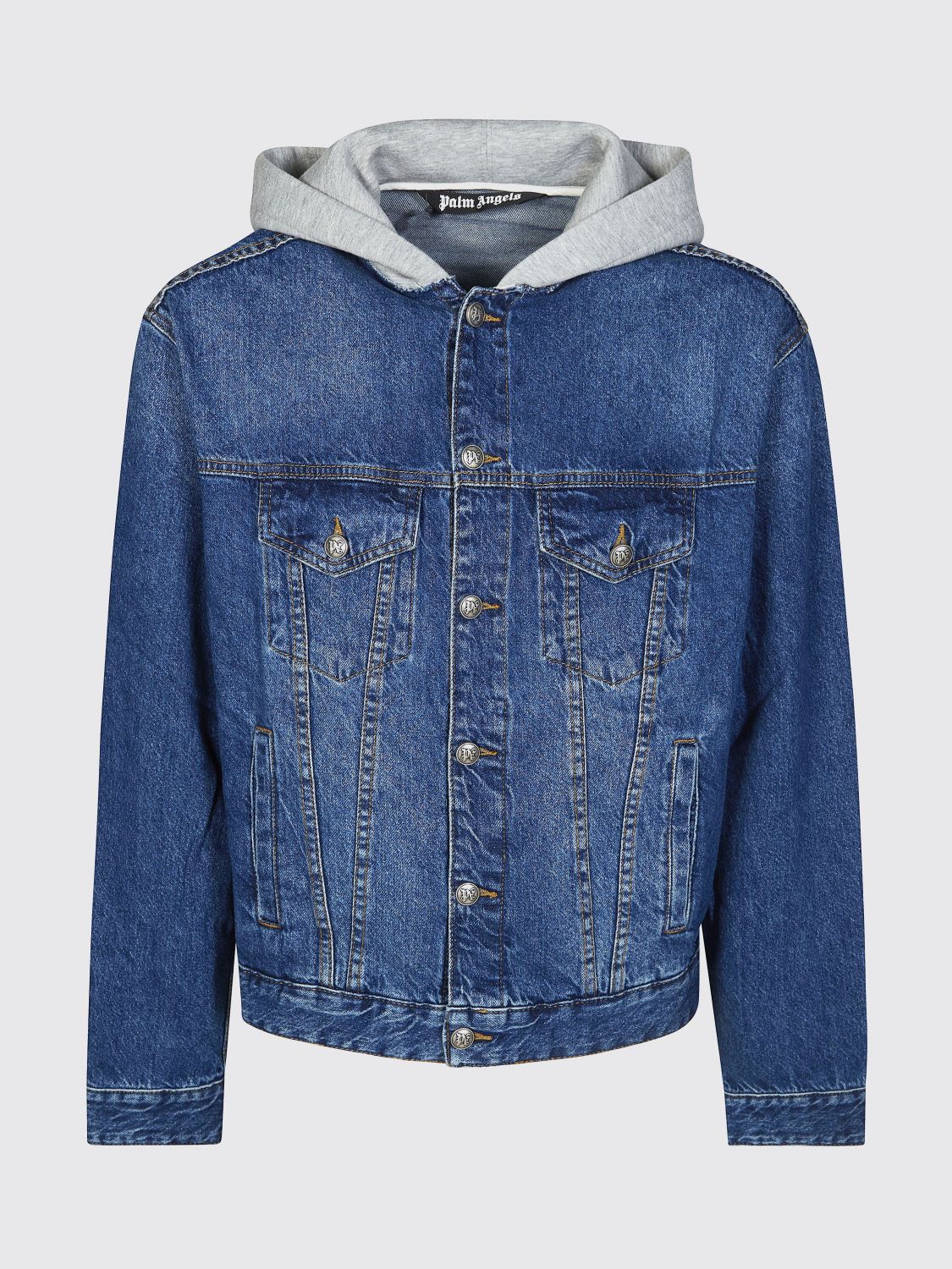 Jacket Men color Denim