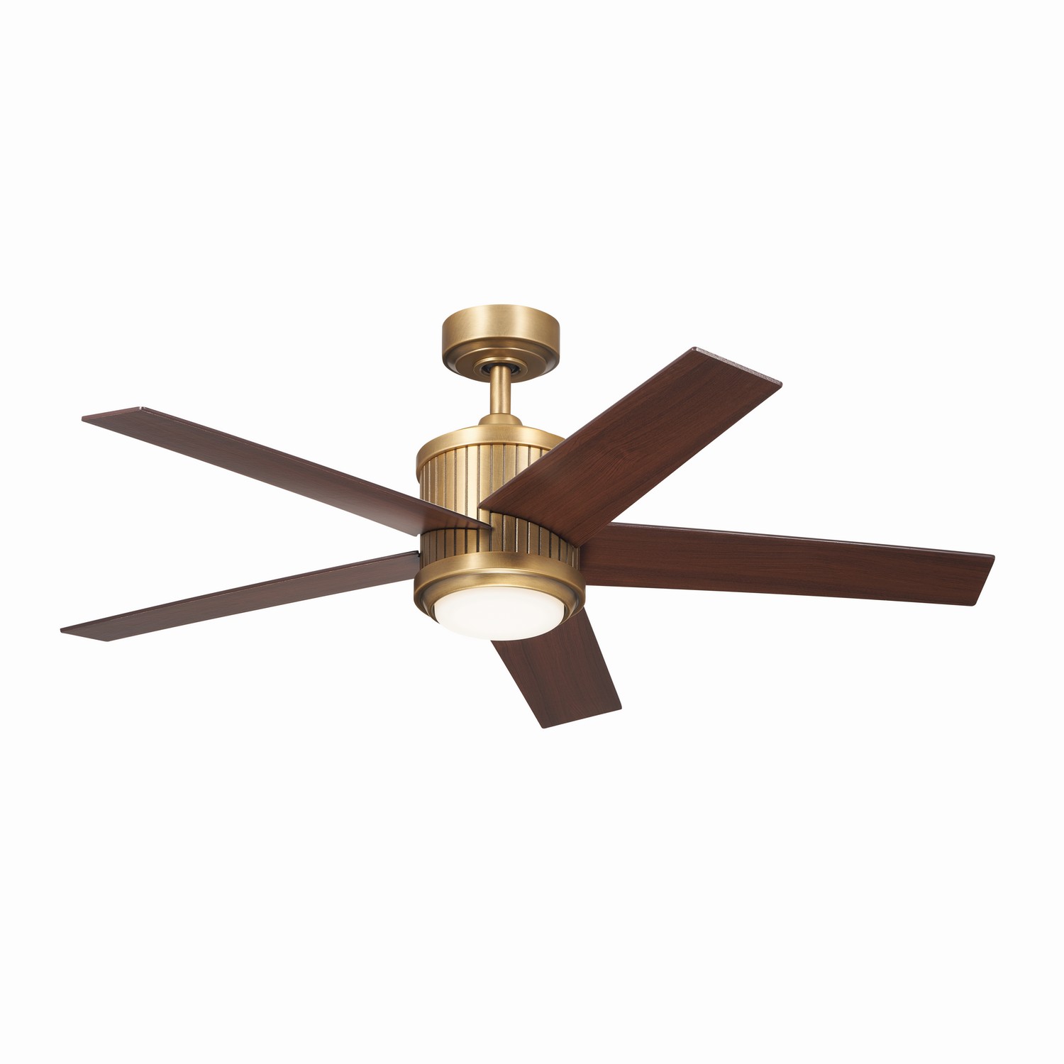 Natural Brass 48"Ceiling Fan from the Brahm Collection