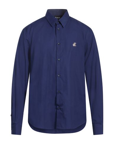 Man Shirt Blue Size 38 Cotton