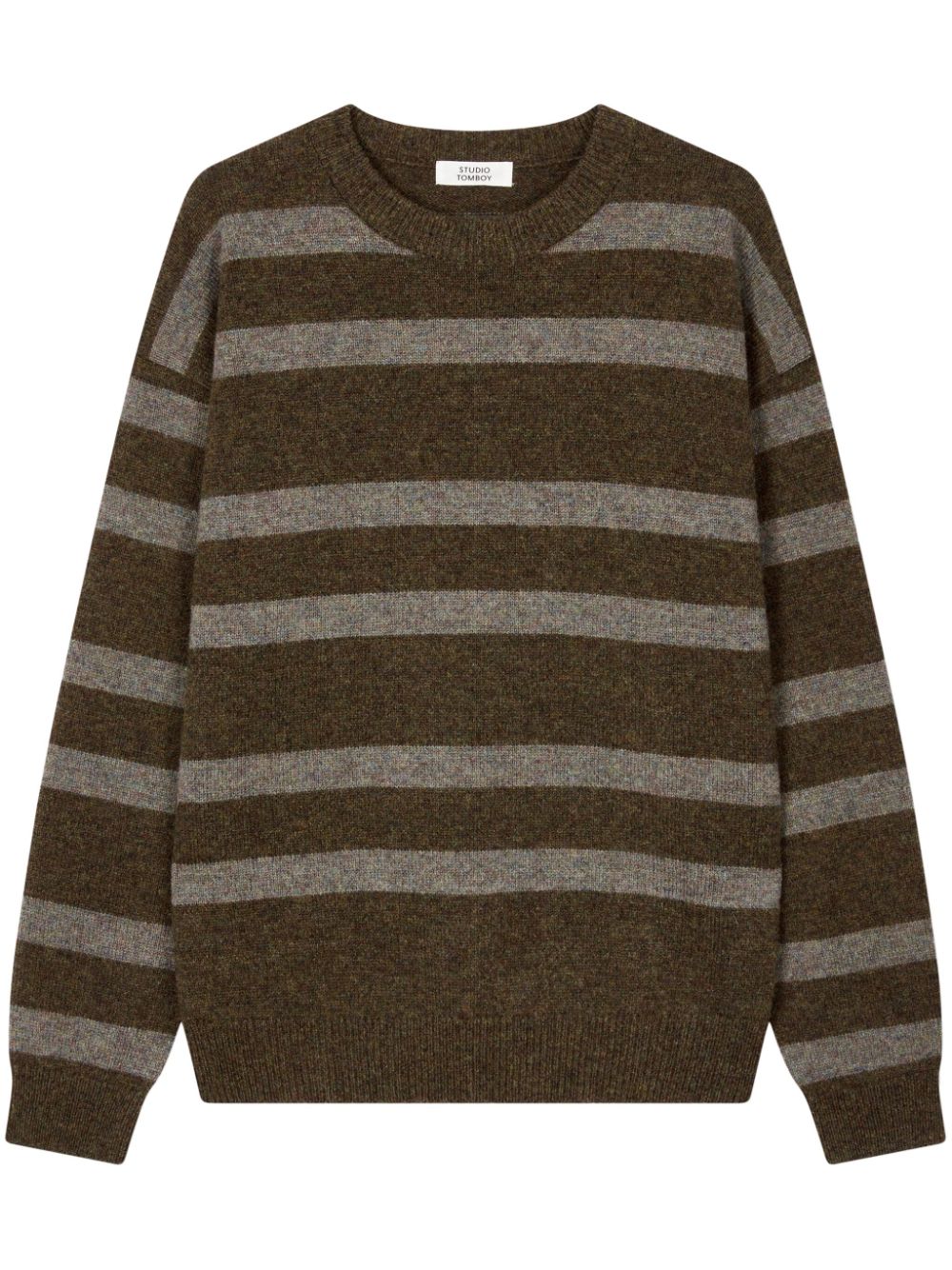 Striped sweater - Grey