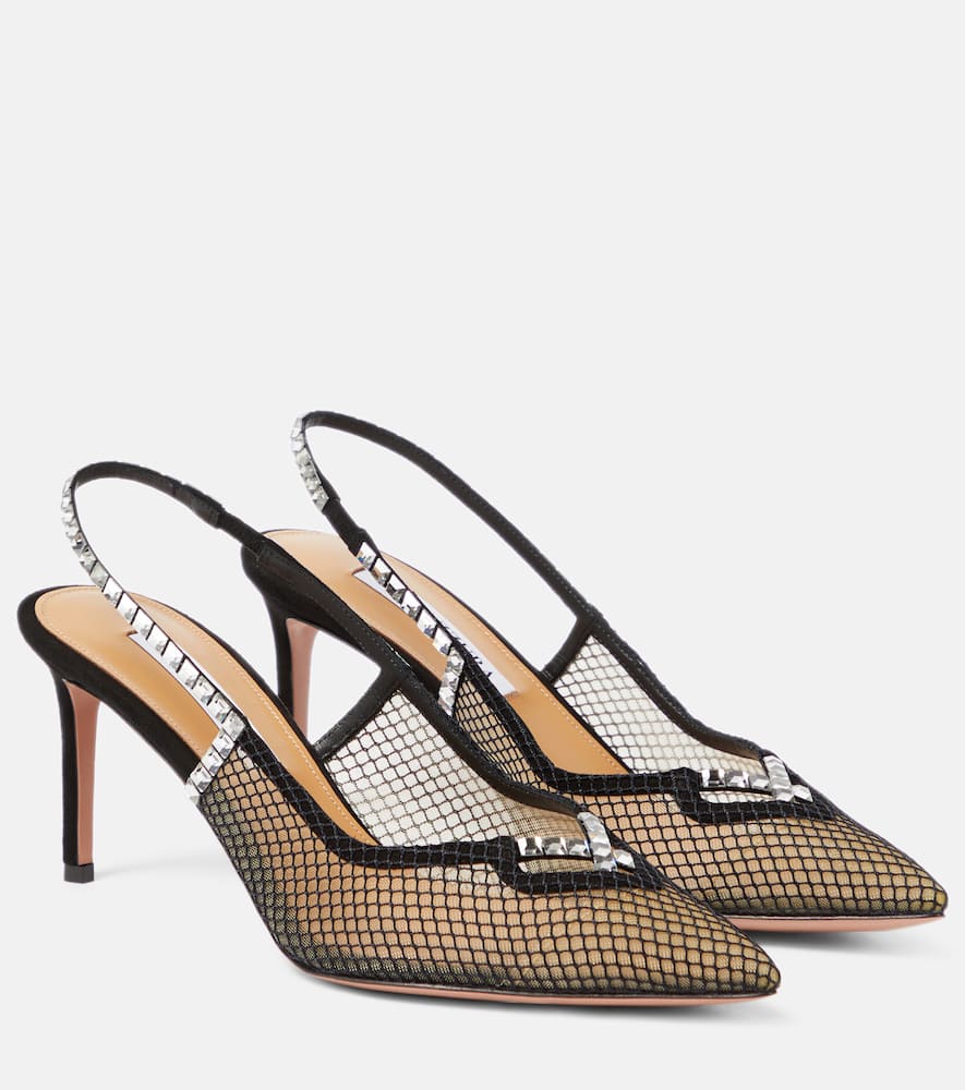 Aquazzura Forbidden Love 75 slingback pumps