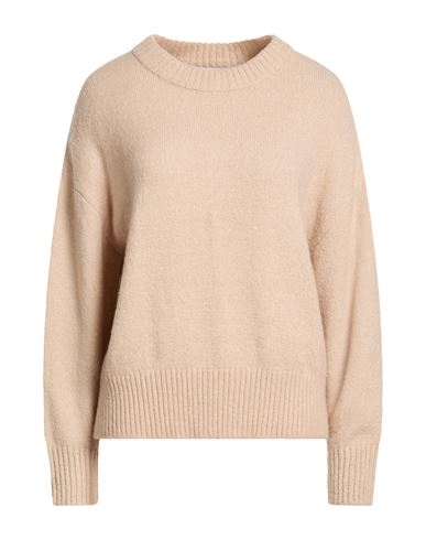 Woman Sweater Beige Size M/L Acrylic, Polyester, Elastane