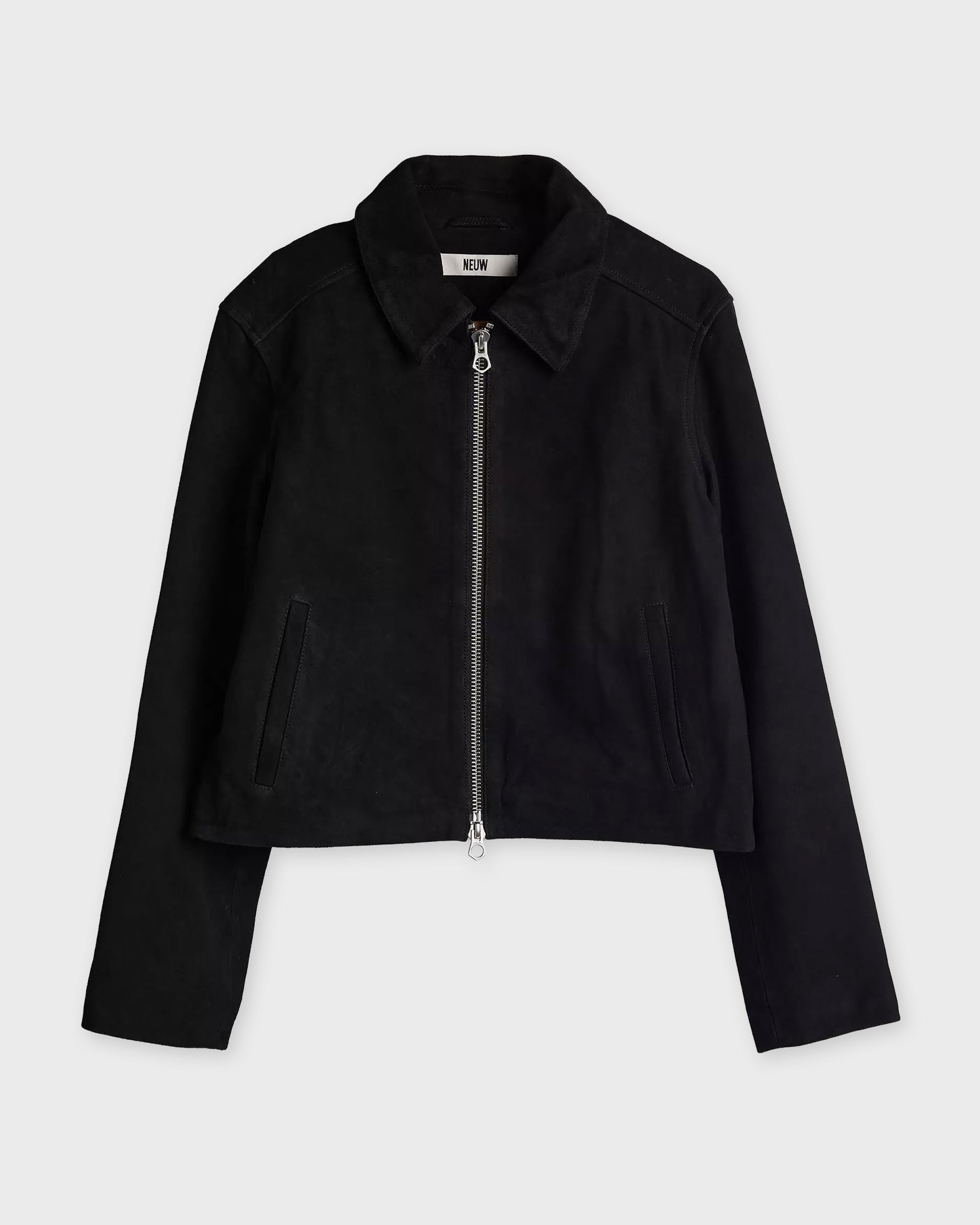 Neuw Jacket Suede Zip Black