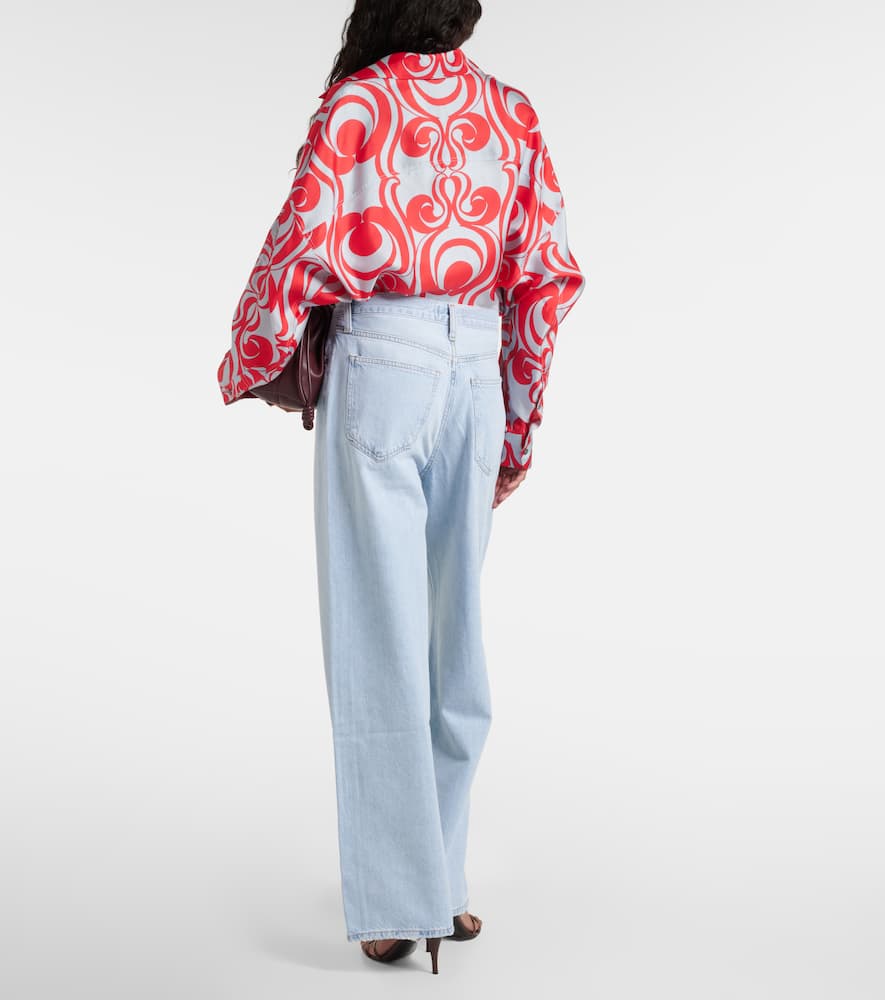 Low Slung Baggy wide-leg jeans