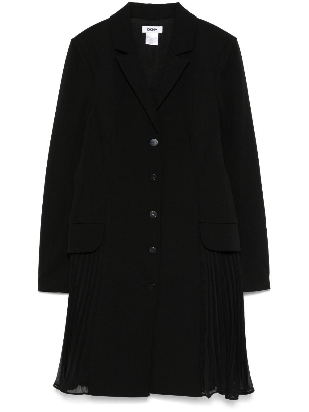 Longsleeved blazer mini dress - Black