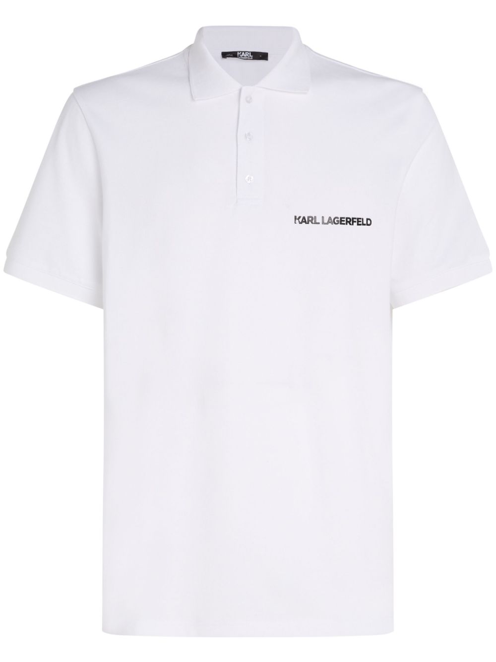 Logo-print organic-cotton polo shirt - 100