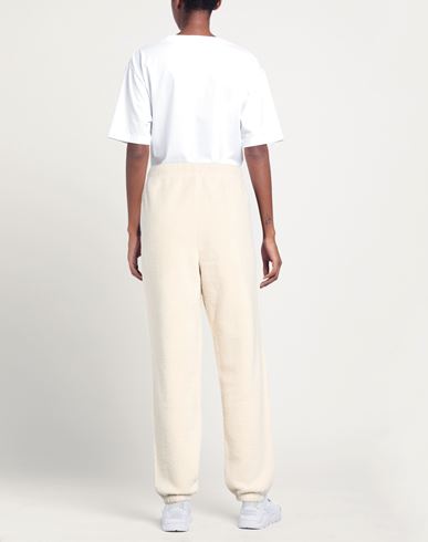 Woman Pants Ivory Size M Cotton, Polyester